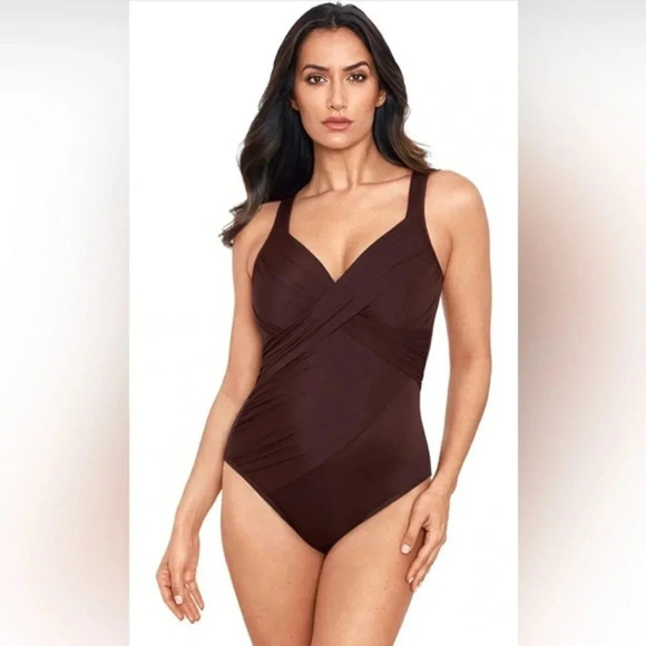 NEW Miraclesuit Circe Swimsuit One Piece size 16 B1654 - Picture 2 of 7